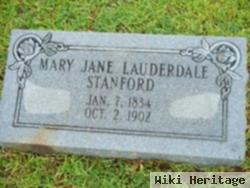 Mary Jane Lauderdale Stanford