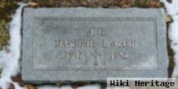 Marjorie I. Welch