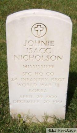 Johnie Isacc Nicholson