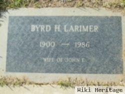 Byrd H Larimer