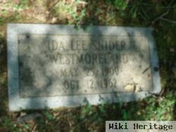 Ida Lee Snider Westmoreland