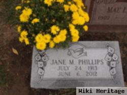 Jane M Phillips