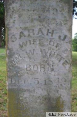 Sarah Jane Sanders White