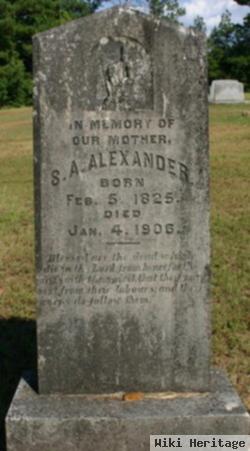 Sarah Anna E. Harris Alexander