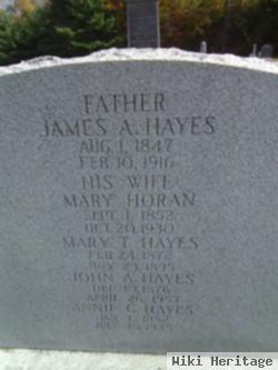 James A Hayes