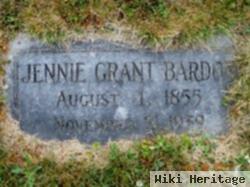 Jennie Grant Bardon