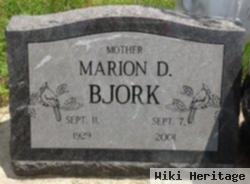 Marion D Bjork