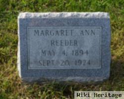 Margaret Ann Steele Reeder