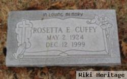 Rosetta E. Cuffy