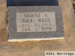 Nadine Catherine Back White