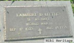 Lambert D Little, Jr