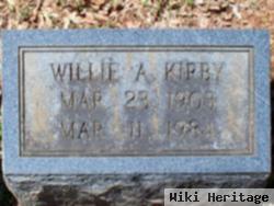 William Andrew "willie" Kirby