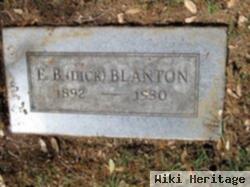 Emmett Burch "dick" Blanton