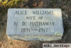 Alice Maye Williams Hathaway