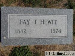 Fay T. Hewit