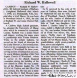 Richard W. Hallowell, Jr