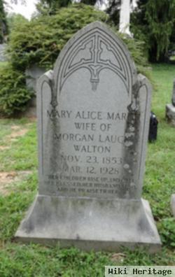 Mary Alice March Walton