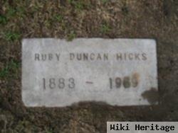 Ruby Duncan Hicks