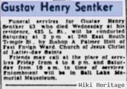 Gustav Henry Sentker