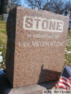 Lieut Melvin Stone