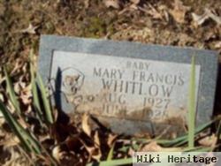 Mary Frances Whitlow