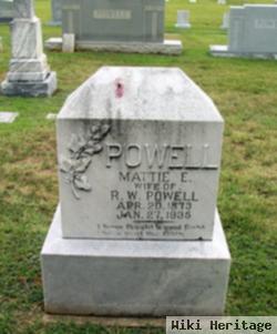 Mattie E Powell