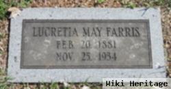 Lucretia May Fisher Farris