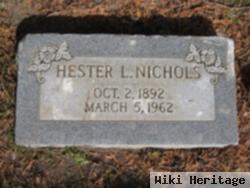 Hester L Nichols