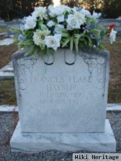 Frances Keziah Flake Hayslip