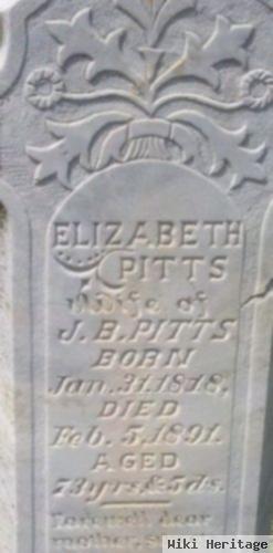 Elizabeth Catherine Pinson Pitts