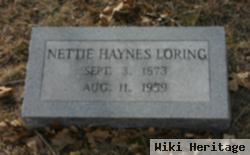 Nettie Haynes Loring