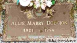 Allie Mae Mabry Dodgion