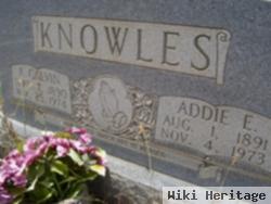 Addie E Spradlin Knowles