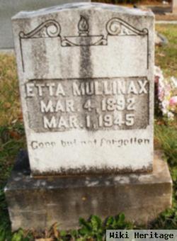 Etta Mullinax Mullinax