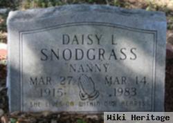 Daisy L. "nanny" Snodgrass