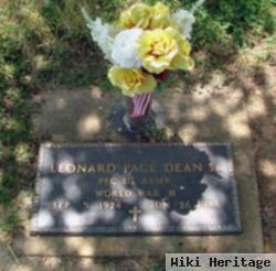 Leonard Page Dean, Sr