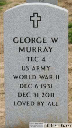 Sgt George W Murray