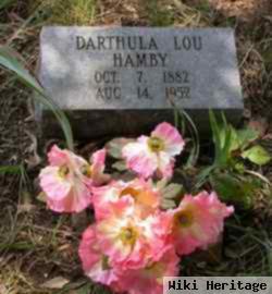 Darthula Lou Radford Hamby