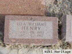 Ella Williams Henry