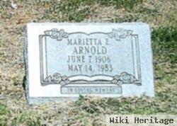 Marietta E. Arnold