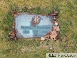 Frances T Peterson