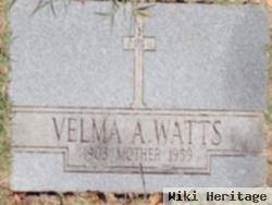 Velma A Watts