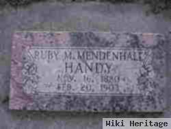 Ruby May Mendenhall Handy