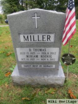 D Thomas Miller