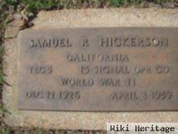 Samuel Ronald Hickerson