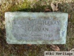 Wilma Rose Hathaway Coleman