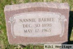 Nannie Barbee