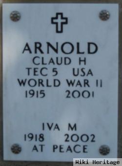 Claud H Arnold