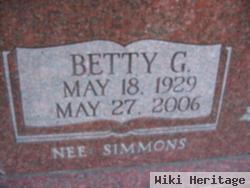 Betty Grace Simmons Wilson