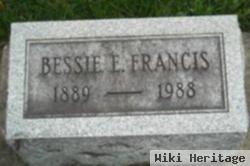 Bessie E Francis